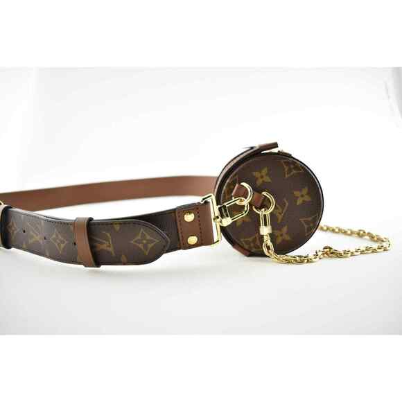 Louis Vuitton Papillon Trunk Brown Monogram Chain Crossbody Shoulder Bag M57835 - Picture 8 of 12